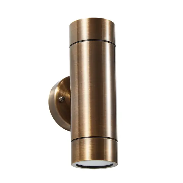 Brac Outdoor Up & Down Wall Light in Bronze Finish